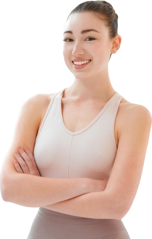 gym-arms-crossed-portrait-woman-with-smile-yoga-fitness-with-joy-workout-morning-health-club-people-trainer-pilates-exercise-routine-energy-wellness-confident